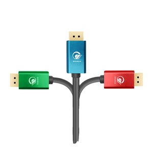 Port d'affichage Profibus Kabel haute vitesse DP l2 4K 3D <span class=keywords><strong>DisplayPort</strong></span> mâle à mâle Active DP à <span class=keywords><strong>HDMI</strong></span> câble - Product Image 4