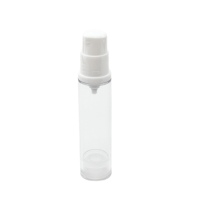 Fabricant de flacons à pompe sans air en plastique rechargeables de 5 ml, 10 ml, 15 ml pour les soins de la peau
