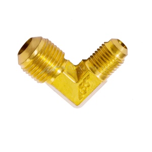 ข้อต่อทองเหลือง JIC 45 ขนาด 1/2"x1/2" ทนทานต่อการกัดกร่อน °   ข้อต่อข้อศอกเกลียว BSPT สำหรับเรือยอชท์ ผลิตในไต้หวัน - Product Image 6