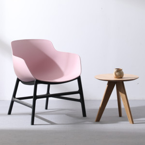 Modern Beistelltisch Home Use Living Room Furniture Wabi-sabi Nordic <strong>Small</strong> Round Oak Legs <strong>White</strong> MDF Top Wood <strong>Side</strong> Coffee <strong>Table</strong> - Product Image 5