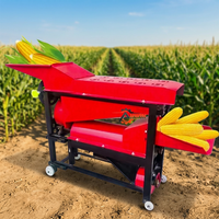 Décortiqueuse et batteuse de maïs électrique combinée en acier, haute productivité, pour usage agricole, vente en gros
