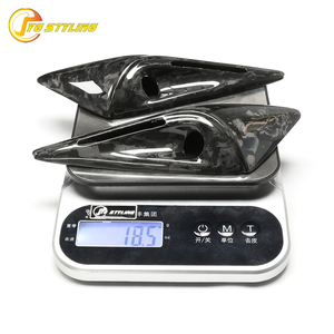 Coques de clignotants en fibre de carbone forgée pour <span class=keywords><strong>Tesla</strong></span> <span class=keywords><strong>MODEL</strong></span> <span class=keywords><strong>S</strong></span> <span class=keywords><strong>2023</strong></span>+ – Cache-caméras latérales en carbone véritable, garniture de garde-boue extérieur, couverture complète - Product Image 6
