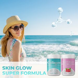 Polvere Multi Collagene Gluta Glow a Marchio Privato con L-glutatione, Vitamina C e Biotina, Rinforza Unghie e Capelli - Product Image 5