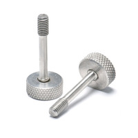 Vis à ressort flottante en acier inoxydable, métrique, ovale, à tête hexagonale moletée, tige fine, M3 M5, pour fixation de panneaux