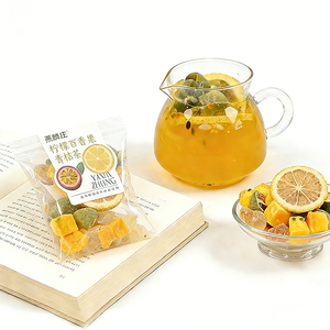 Mezcla de Té Premium de Limón y Maracuyá, Bolsitas de Té de Frutas Secas Naturales para Bebidas Frías y Calientes, Ricas en Vitaminas - Product Image 5