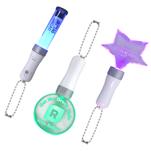 OEM Custom Mini Light <strong>Stick</strong> Keychain Colorful Acrylic <strong>Glow</strong> <strong>Stick</strong> for Kpop Party Favors Lightstick Keychains - Product Image 1