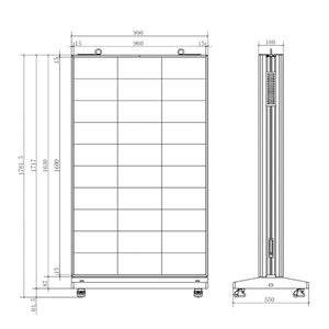 À prova de intempéries dupla face exterior LED Digital Signage Totem Quiosque Publicidade Tela Cheia Video Wall <span class=keywords><strong>Display</strong></span> - Product Image 5