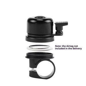 Sonnette vélo Airtag & tracker intégré – Aluminium pour VTT, équipement route avec son cristallin - Product Image 6