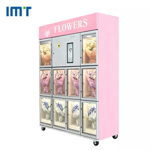 ตู้ทำดอกไม้สด10ช่องสำหรับแช่เย็นและบริการตนเองตู้จำหน่ายช่อดอกไม้ทางเข้ารถไฟใต้ดิน - Product Image 6
