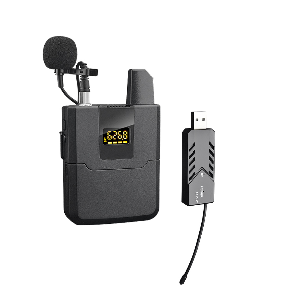 Auricular micrófono Collar USB de la computadora de solapa inalámbrico mini micrófono para teléfono con cámara profesor entrevista Iglesia streaming