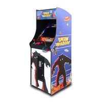 Borne d'arcade de combat Street Fighter à monnayeur avec fonction de poussée de pièces