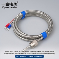 Sonde thermocouple à vis de type J/T/K en acier inoxydable pour le contrôle de la température de moulage par injection plastique, capteur thermocouple