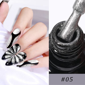 HONEY GIRL Échantillon Gratuit 6 Couleurs Vernis à Ongles Gel Effet Œil de Chat Argenté Clair de Lune 15ml Magnétique Nail Art OEM/ODM - Product Image 4