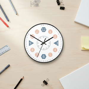 <span class=keywords><strong>Orologio</strong></span> <span class=keywords><strong>da</strong></span> <span class=keywords><strong>Parete</strong></span> Educativo per Bambini con Numeri Colorati, Movimento Silenzioso al Quarzo, con Lancette per Aula e Casa - Product Image 6
