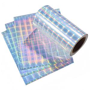 Vinyl <b>Sticker</b> <b>Paper</b> Roll for Inkjet <b>Printer</b> Holographic Fine Block Checkered <b>Sticker</b> Adhesive Labels <b>Stickers</b> Slit Roll - Product Image 2
