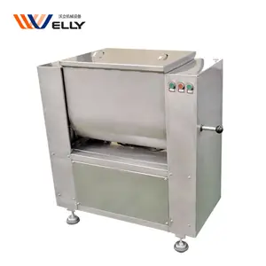 Commercial Electronic Stand Vacuum Mincer Sausage Meat Chopper Grinder 50L 200L Easy Food Dough Mixing Machine Meat Mixer 100Kg