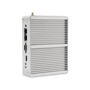 มินิพีซีอุตสาหกรรมแบบไร้พัดลม ซีพียู Quad Core J1900 พร้อมพอร์ตอีเธอร์เน็ตคู่ และพอร์ตเชื่อมต่อแบบอนุกรมหลายพอร์ต สำหรับการควบคุมระบบอัตโนมัติ - Product Image 1