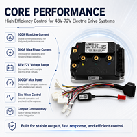 Contrôleur de moteur à onde sinusoïdale CC Fardriver ND72300 MINI12 48V-72V 300A compatible avec la programmation pour trottinettes électriques et vélos électriques