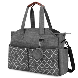 Vendita calda nuova borsa Tote portatile monospalla con geometria stampata e ciuccio borsa con Logo personalizzato organizzatore stile - Product Image 4
