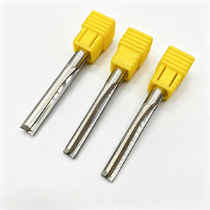 Fresa de carburo sólido de 2 filos rectos con recubrimiento DLC antiadherente para fresado y corte de aluminio, acrílico y PCB - Product Image 5