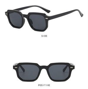 <span class=keywords><strong>Lentes</strong></span> de <span class=keywords><strong>Sol</strong></span>, Gafas de <span class=keywords><strong>Sol</strong></span> Retro Rectangulares para Hombre y Mujer, Gafas de <span class=keywords><strong>Sol</strong></span> Vintage con Marco Cuadrado Pequeño, Logotipo Personalizado - Product Image 3