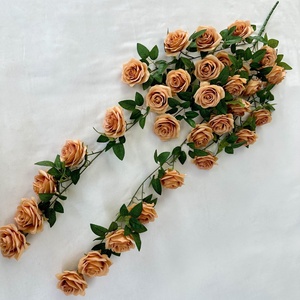 <span class=keywords><strong>Prix</strong></span> de gros, vignes de roses artificielles en soie, fleurs artificielles, vignes suspendues pour la décoration de mariage et de la maison - Product Image 4
