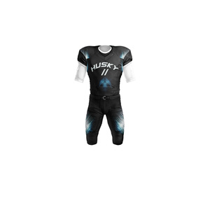 Uniformes de football américain personnalisés de qualité supérieure, 100 % polyester, manches courtes, vêtements de football américain. - Product Image 6
