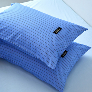 Juego de Ropa de Cama de 4 Piezas con Funda Nórdica 100% Algodón a Rayas, Tamaño King, Diseño de Doble Cara, Sábanas y Fundas de Edredón Suaves para el Hogar - Product Image 4