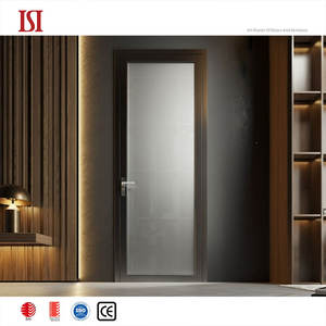 أفضل علامة تجارية باب داخلي من الألومنيوم بسيط تصميم قسم أنيق لغرفة المعيشة والمطبخ والحمام وغرفة النوم - Product Image 2