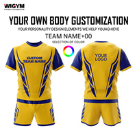 Maßgeschneiderte Rugby-Team-Uniform-Sets Sublimationsdruck Trikot & Shorts OEM Großhandel