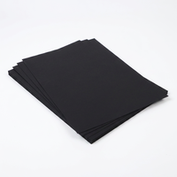 Carton coloré A4 180g en gros, 50x70cm, carton noir pur pour le dessin des enfants