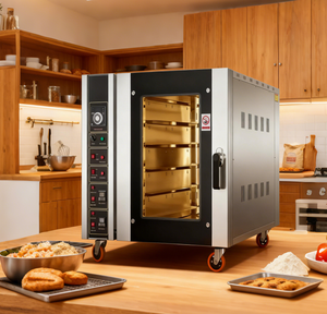 5 decks Heavy Duty điện thương mại bánh lò 700 Wát thép không gỉ kỹ thuật số hẹn giờ công suất cao Bánh Mì Bánh Pizza Pastry nướng - Product Image 1