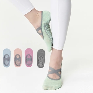 ถุงเท้าโยคะสำหรับเต้นบัลเล่ต์ไม่ลื่นแบบพรีเมี่ยมใหม่ - Product Image 1
