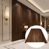 Système de bardage mural et de plafond en aluminium massif à design bois, durable, pour étriers architecturaux linéaires 2026