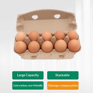 <span class=keywords><strong>Lot</strong></span> de 6 cartons à œufs biodégradables et recyclables en gros - Product Image 4