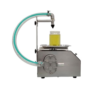 Pompe péristaltique semi-automatique en acier inoxydable 304, petite, pour huile essentielle, miel, liquide, pâte, machine de remplissage quantitative par pesage - Product Image 4