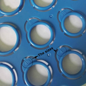 Jewelry <strong>Ring</strong> Sizer <strong>Tool</strong> US Size 23Pcs/Set Plastic <strong>Ring</strong> <strong>Measuring</strong> Template Convenient <strong>Ring</strong> Finger Sizer Gauges 2-13 - Product Image 2