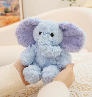 Peluche Éléphant Personnalisée Super Douce, Jouet Anti-Stress Kawaii, Cadeau Saint-Valentin, Décoration de Chambre, Vente en Gros OEM ODM