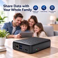 Penyimpanan Cloud Pribadi NAS Server Penyimpanan Terhubung Jaringan Cloud Rumah Berbagi File Akses Jarak Jauh 1GbE USB 3.0 Server Media 4K