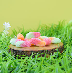 MiniCrush Großpackung Saure Gummiwürmer Süße Fruchtige Bonbons Koscher Halal Vegan Verpackt in Schachteln - Product Image 3