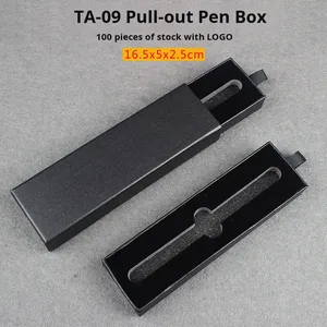 Vendita diretta della fabbrica nero Aper scatola di penna estraibile cassetto di carta per penne stilografiche e matite porta regalo - Product Image 6