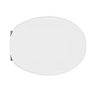 Asiento de inodoro para Eos Stylon Vase Forma 1, blanco, con bisagras pasantes - Product Image 1