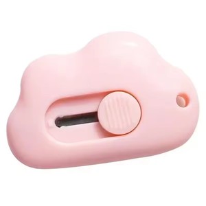 Mini couteau utilitaire Kawaii Cloud, coupe-papier portable pour déballer les colis express, fournitures de papeterie pour étudiants, école, bureau - Product Image 6