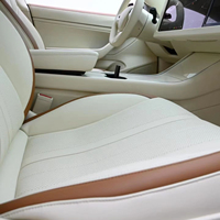 Housses de siège sport modifiées avec broderie du logo Tesla pour Tesla Model 3/Y, kit de revêtement de siège en cuir personnalisé