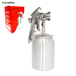 Pistola de Pintura W-77S con Alimentación por Gravedad y Boquilla Ajustable para Trabajos de Pintura y Relleno de Automóviles a Alta Presión - Product Image 1
