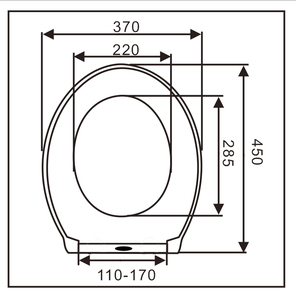 Siège de toilette commercial ultra-mince UF à fermeture douce, charnière en acier inoxydable, dépose rapide à une touche, résistant aux salissures pour salle de bain - Product Image 6