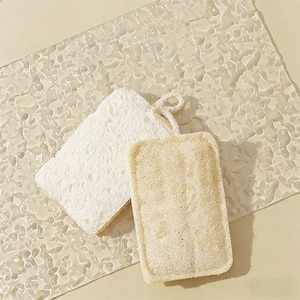 Esponja Vegetal Natural <span class=keywords><strong>de</strong></span> Luffa para Lavar Platos, Biodegradable, Compostable, <span class=keywords><strong>de</strong></span> Alta Absorción, Forma Cuadrada - Product Image 6