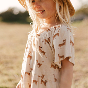 Stampa personalizzata OEM nuovo Design vestiti per bambini morbido bambino bambino vestito da bambina giallo margherita Dress bambino abiti carini per bambine - Product Image 6