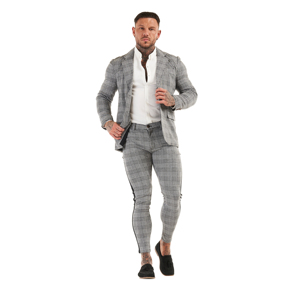 Gingtto-traje de negocios <span class=keywords><strong>informal</strong></span> para <span class=keywords><strong>hombre</strong></span>, chaqueta ajustada, traje de <span class=keywords><strong>boda</strong></span> - Product Image 2