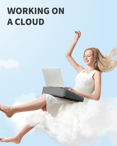 Bàn Máy Tính Xách Tay Nhỏ Gọn Di Động Mới Bàn Gấp Gọn Tiện Dụng 17 Inch Có Đệm Mềm Ngăn Kéo Đựng Đồ - Product Image 3